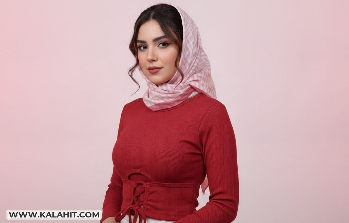 کراپ آستین بلندگره خور